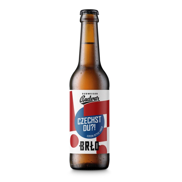 BRLO x Budweiser Czechst Du?! Lager 0,33l 4.6% 0.33L, Beer