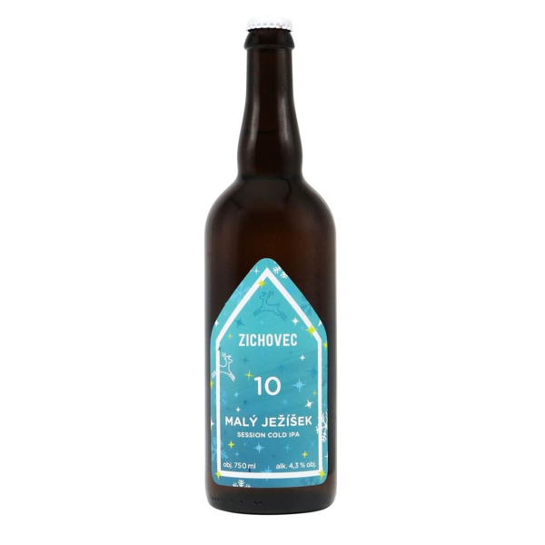 Zichovec Malý Ježíšek 2025 10 Session Cold IPA 0,75l 4.3% 0.75L, Beer