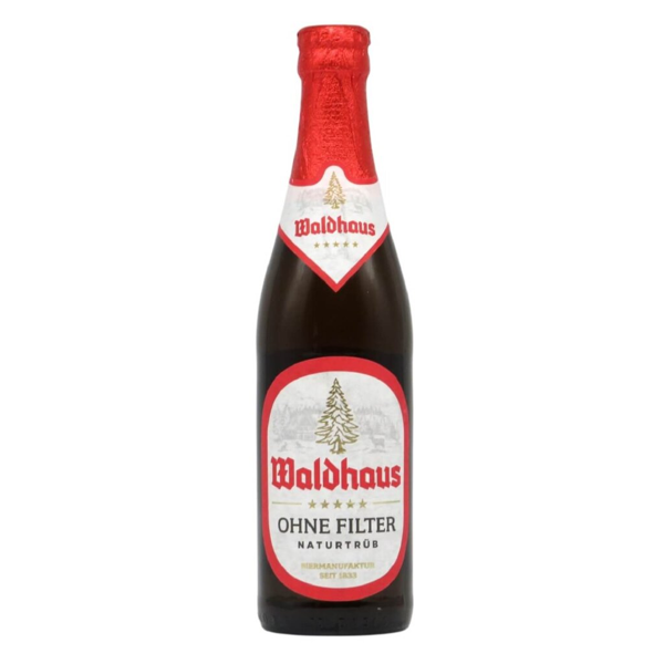 Waldhaus Ohne Filter Naturtrüb 0,33l 5.6% 0.33L, Beer