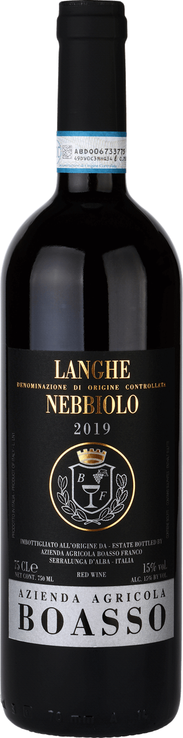 Boasso Langhe Nebbiolo 14.0% 0.75L, Wine