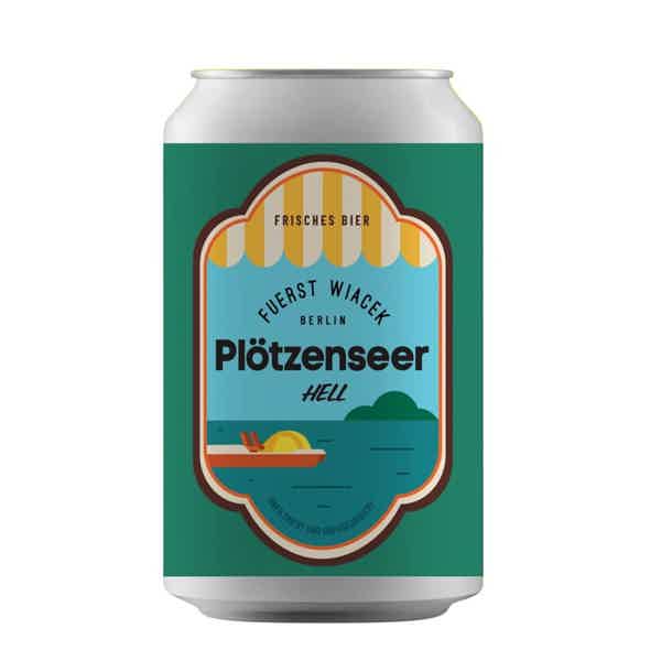 Fuerst Wiacek Plötzenseer Hell 0,33l 5.0% 0.33L, Beer