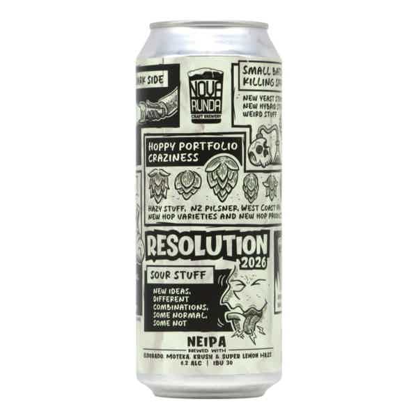 Nova Runda Resolution 2026 New England IPA 0,5l 6.2% 0.5L, Beer