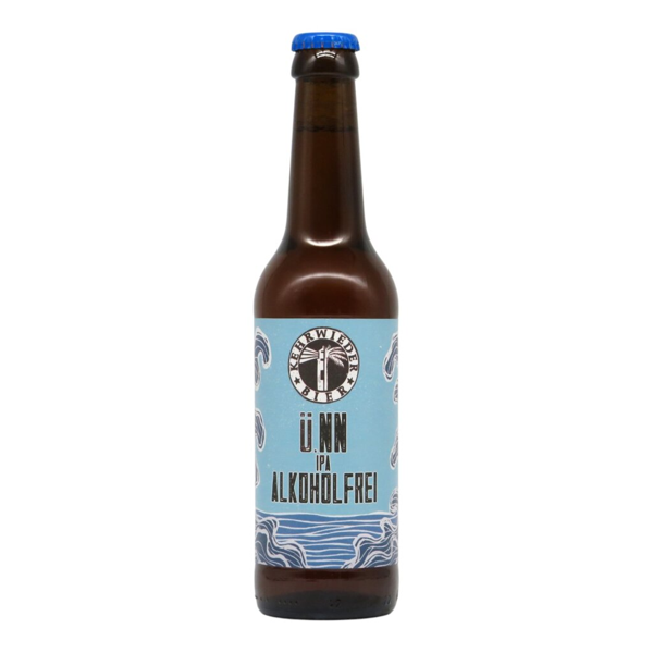 Kehrwieder üNN überNormalNull IPA alkoholfrei 0,33l 0.4% 0.33L, Beer