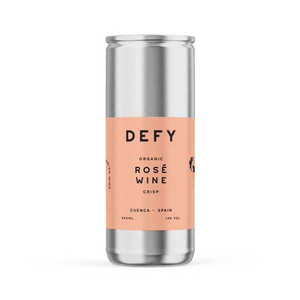 DEFY Organic Spanish Rose´ Wine 13.0% 0.25L, Wine
