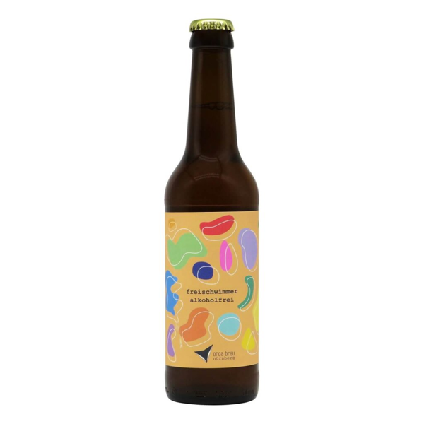 Orca Brau Freischwimmer Alkoholfreies Bier 0,33l 0.5% 0.33L, Beer