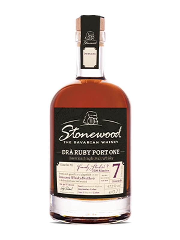 Stonewood Drà Ruby Port One - 0,7 l - Single Malt Whisky - 7 years - Ruby Port Cask Finish - Cask Strength - strictly limited 47.1% 0.7L, Spirits