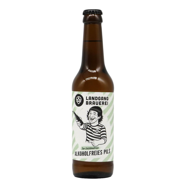 Landgang Der Leichtmatrose Alkoholfreies Pils 0,33l 0.5% 0.33L, Beer