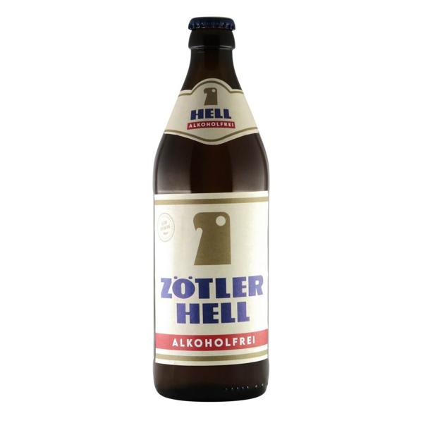 Zötler Hell Alkoholfrei 0,5l 0.2% 0.5L, Beer