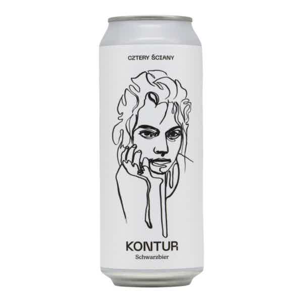 Four Walls KONTUR Schwarzbier 0,5l 4.9% 0.5L, Beer