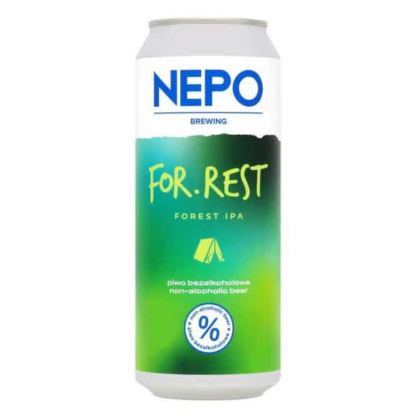 Nepomucen FOR.REST alkoholfreies IPA 0,5l 0.5% 0.5L, Beer