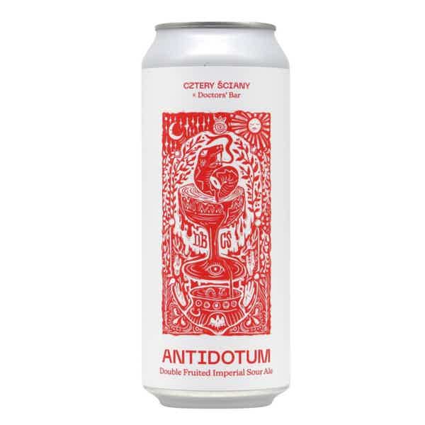 Four Walls ANTIDOTUM Double Fruited Imperial Sour Ale 0,5l 6.0% 0.5L, Beer