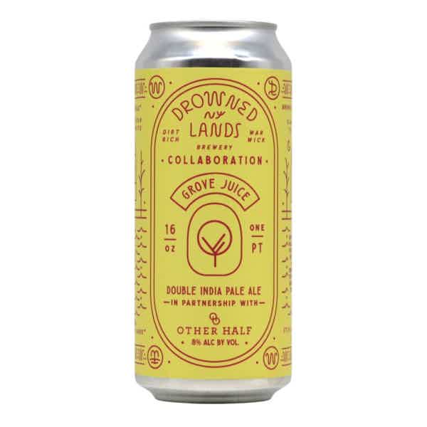 The Drowned Lands/Other Half Grove Juice Double NEIPA 0,473l 8.0% 0.473L, Beer