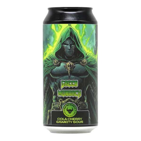 Game Over Green Monarch Cola Cherry Granity Sour 0,44l 5.0% 0.44L, Beer