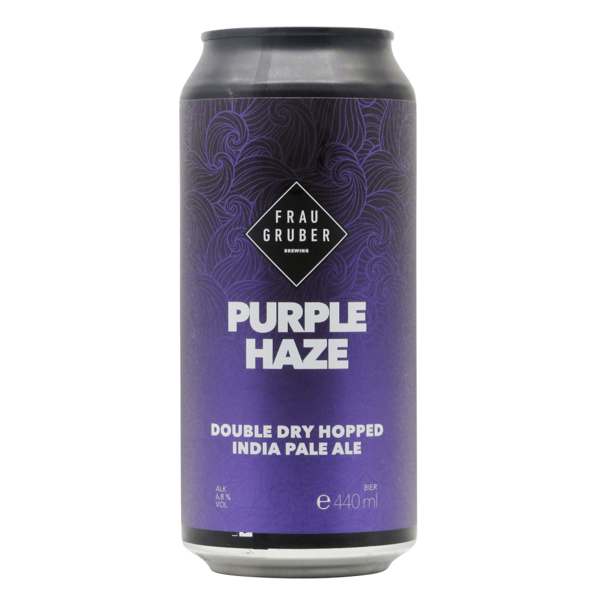 FrauGruber Purple Haze DDH Hazy IPA 0,44l 6.8% 0.44L, Beer