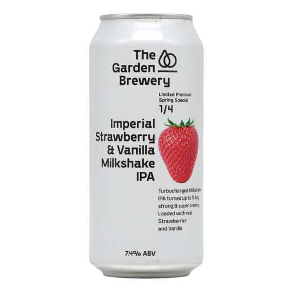 The Garden Brewery Imperial Strawberry & Vanilla Milkshake IPA 0,44l 7.4% 0.44L, Beer