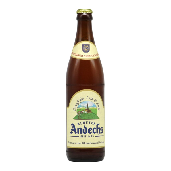 Kloster Andechs Weissbier Alkoholfrei 0,5l 0.5% 0.5L, Beer