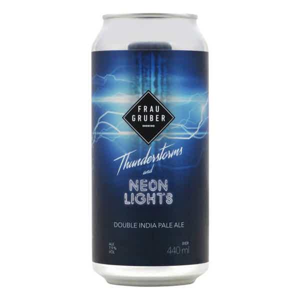 FrauGruber Thunderstorms and Neon Lights DIPA 0,44l 7.8% 0.44L, Beer