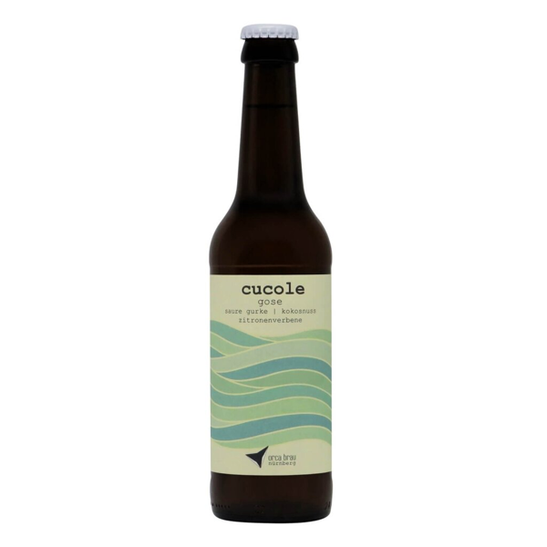 Orca Brau Cucole Gose mit Saure Gurken, Kokosnuss & Zitronenverbene 0,33l 4.5% 0.33L, Beer