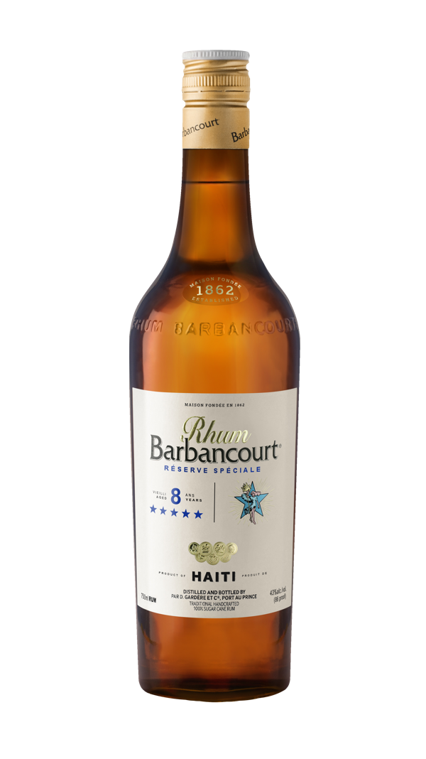 Rhum Barbancourt 5 stars 8 Years Old 43.0% 0.7L, Spirits