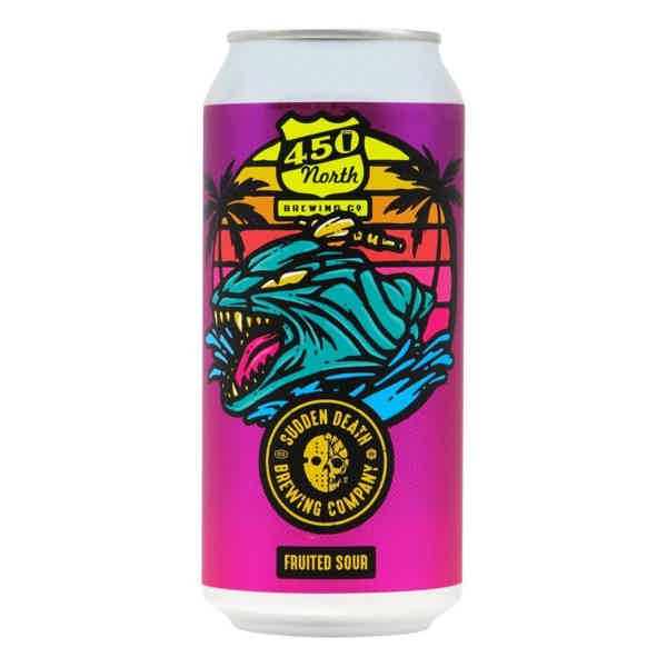 Sudden Death x 450 North Brewing We Only Come Out At Night Fruited Sour 0,44l 6.5% 0.44L, Beer