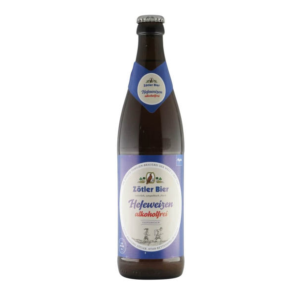 Zötler Hefeweizen Alkoholfrei 0,5l 0.2% 0.5L, Beer