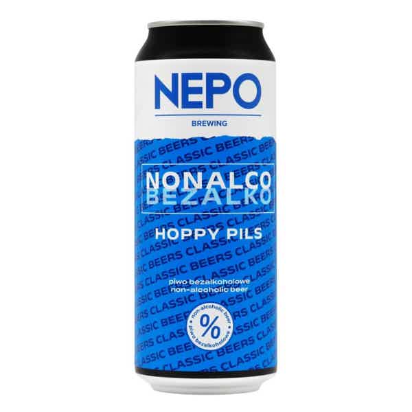 Nepomucen Nonalco Bezalko Hoppy Pils 0,5l 0.5% 0.5L, Beer