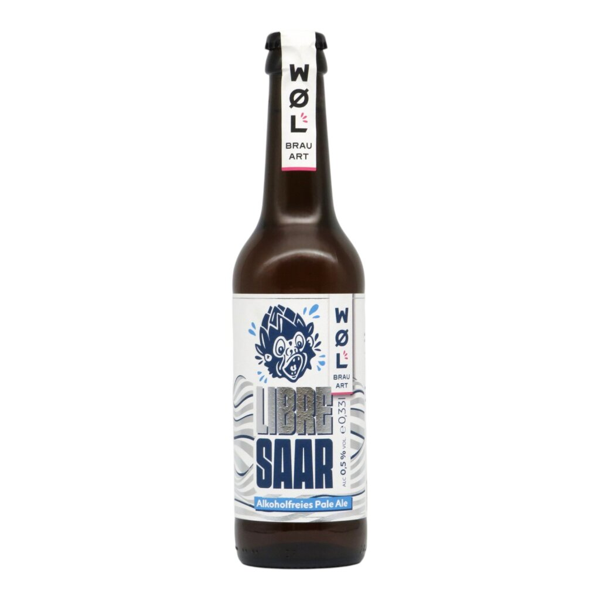 Zum WØL BrauArt Libre Saar Alkoholfres Pale Ale 0,33l 0.5% 0.33L, Beer
