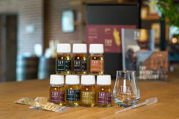 Online tasting set (September 2026): Thy, sample 3 cl, Sample - Bøg (3cl), Sample: Heritage Barley - Imperial Vintage 2020, Sample - Spelt-Rye (3cl), Sample: Vesterhav, Sample: Cask 388+664, Sample: Cask 569