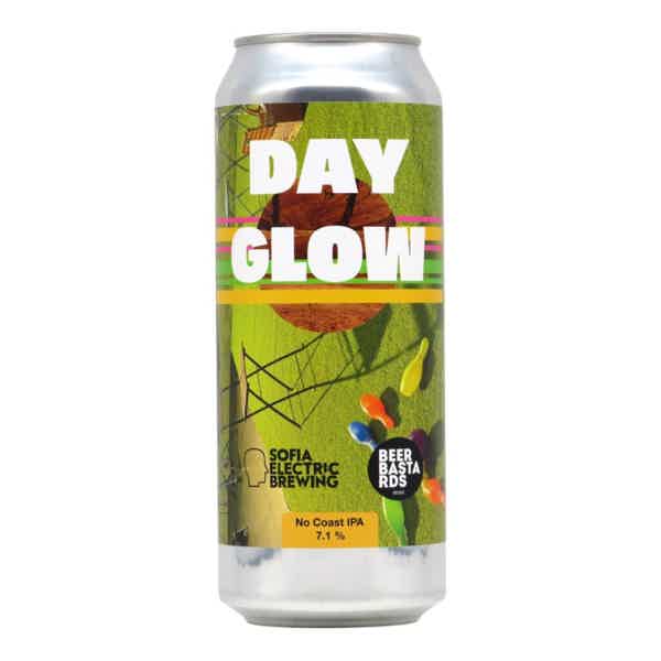 Sofia Electric/Beer Bastards Day Glow No Coast IPA 0,5l 7.1% 0.5L, Beer