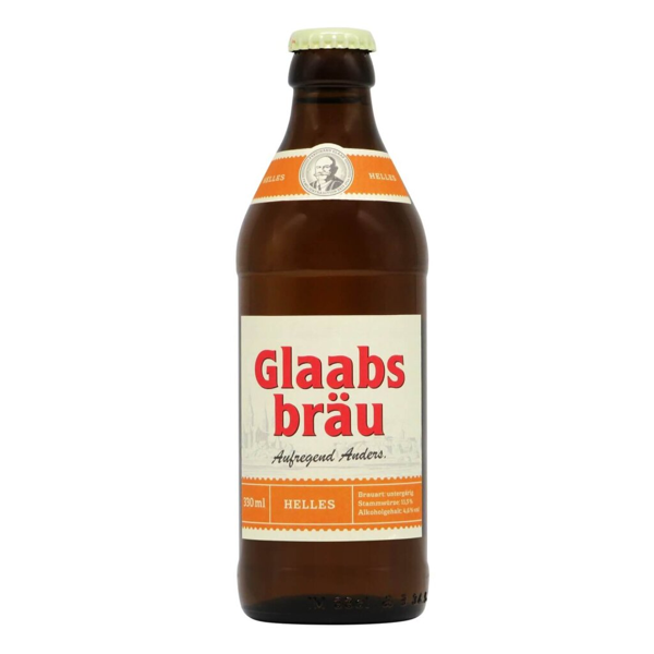 Glaabsbräu Helles 0,33l 4.6% 0.33L, Beer