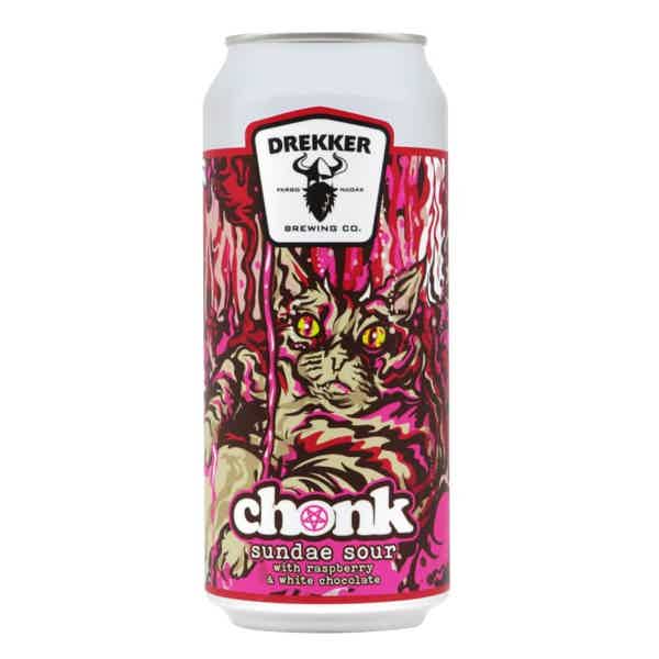 Drekker CHONK: Raspberry & White Chocolate Smoothie Pastry Sour 0,473l 6.3% 0.473L, Beer
