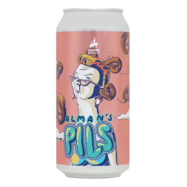 Yankee & Kraut Alman's Pils 0,44l 4.9% 0.44L, Beer