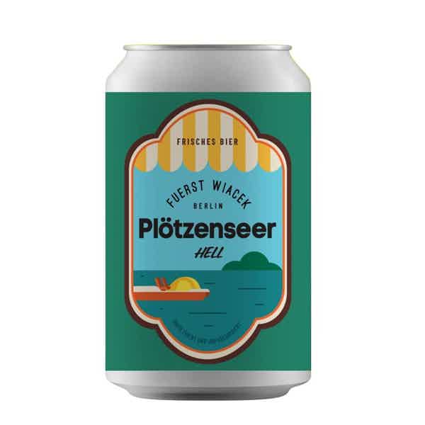 Fuerst Wiacek Plötzenseer Hell 0,33l 5.0% 0.33L, Beer