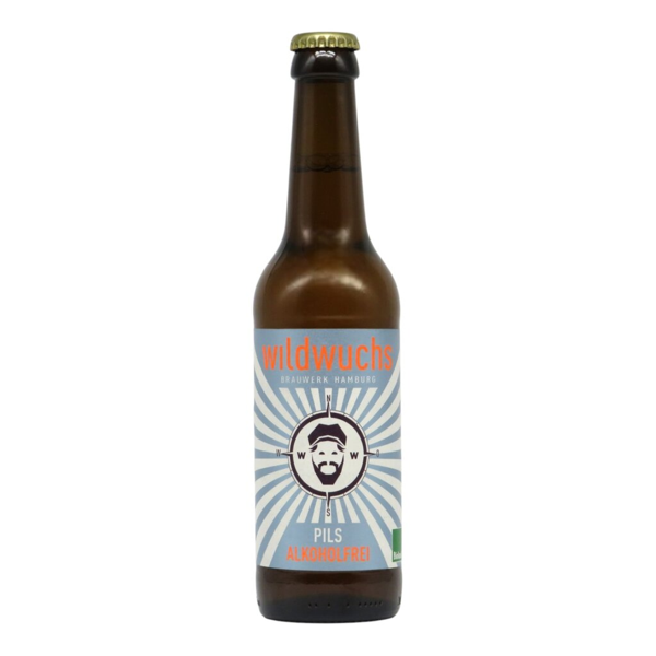 Wildwuchs Pils Alkoholfrei 0,33l 0.5% 0.33L, Beer
