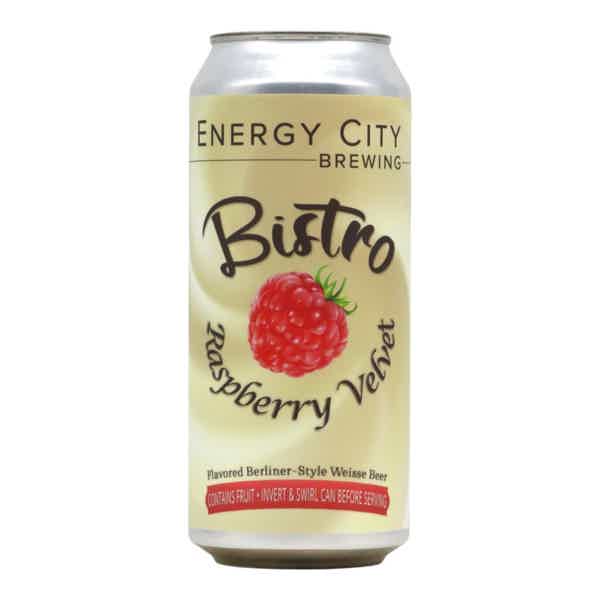 Energy City Bistro Raspberry Velvet Fruited Sour Berliner Weisse 0,473l 6.5% 0.473L, Beer