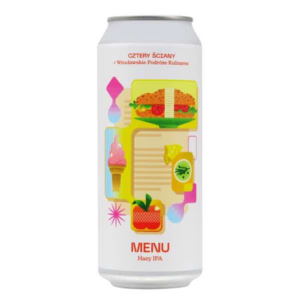 Four Walls MENU Hazy IPA 0,5l 6.1% 0.5L, Beer