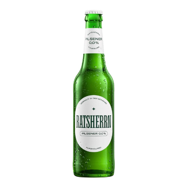 Ratsherrn Pilsener 0,0% alkoholfrei 0,33l 0.0% 0.33L, Beer
