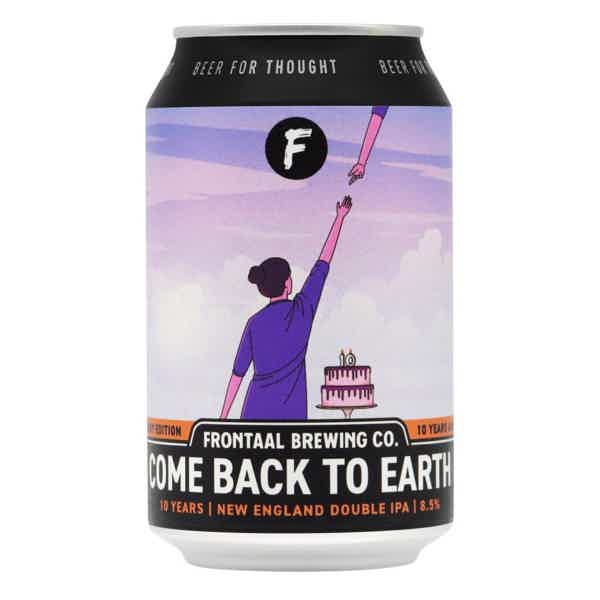 Frontaal Come Back To Earth (10 Years Edition) Double NEIPA 0,33l 8.5% 0.33L, Beer