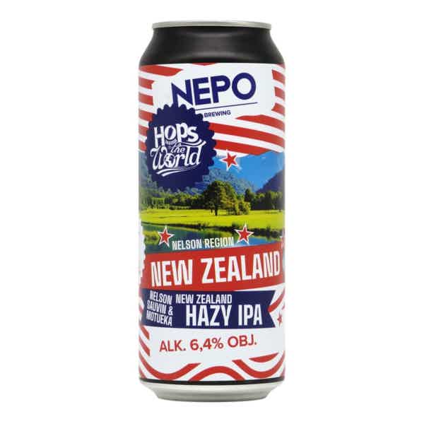 Nepomucen Hops Around The World New Zealand Hazy IPA 0,5l 6.4% 0.5L, Beer