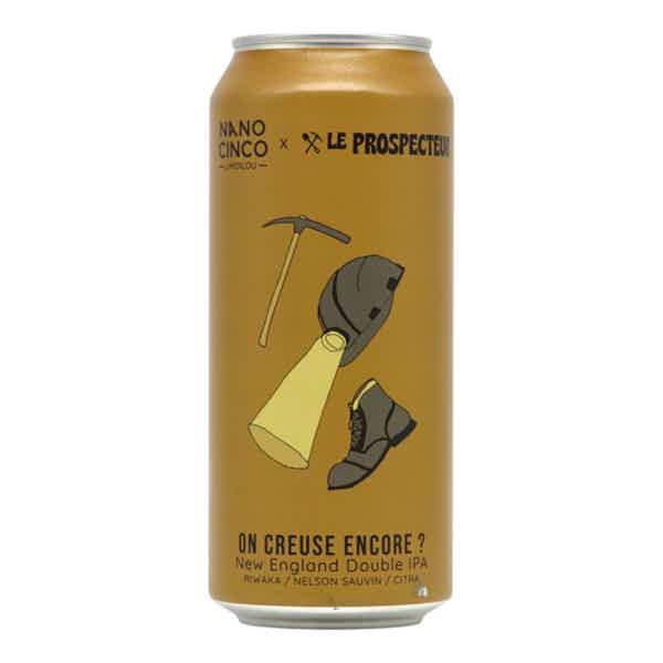 Nano Cinco/Prospecteur On Creuse Encore? Double NEIPA 0,473l 8.0% 0.473L, Beer