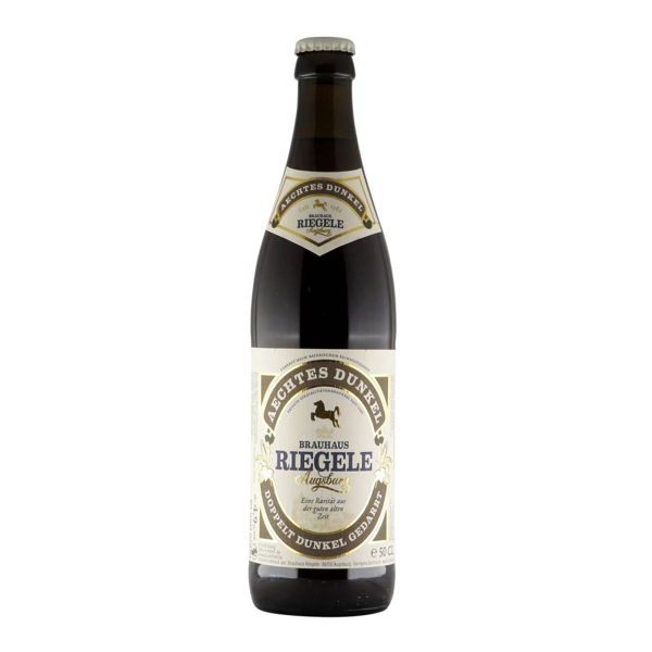 Riegele Aechtes Dunkel 0,5l 4.9% 0.5L, Beer