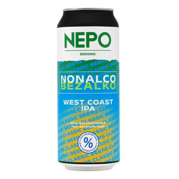 Nepomucen Nonalco Bezalko Non-Alcoholic West Coast IPA 0.5% 0.5L, Beer