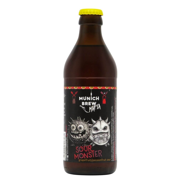 Munich Brew Mafia Sour Monster Grapefruit/Passion Fruited Sour 0,33l 5.0% 0.33L, Beer