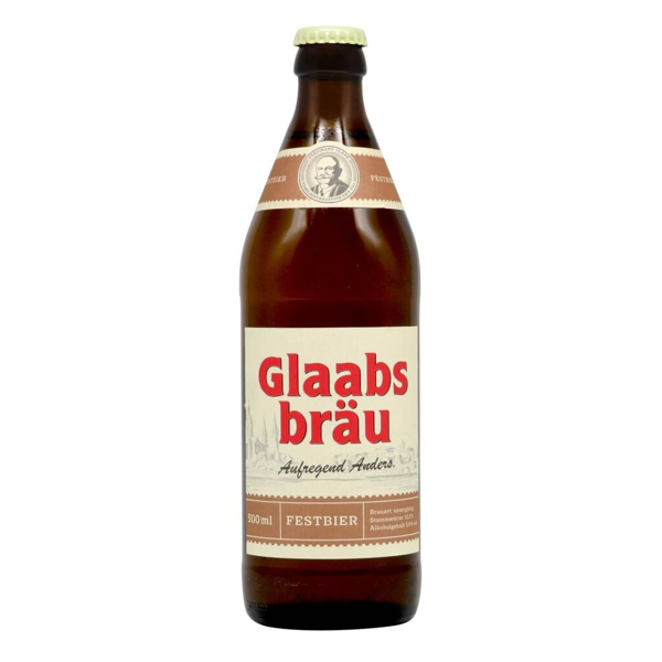 Glaabsbräu Festbier 0,5l 5.9% 0.5L, Beer
