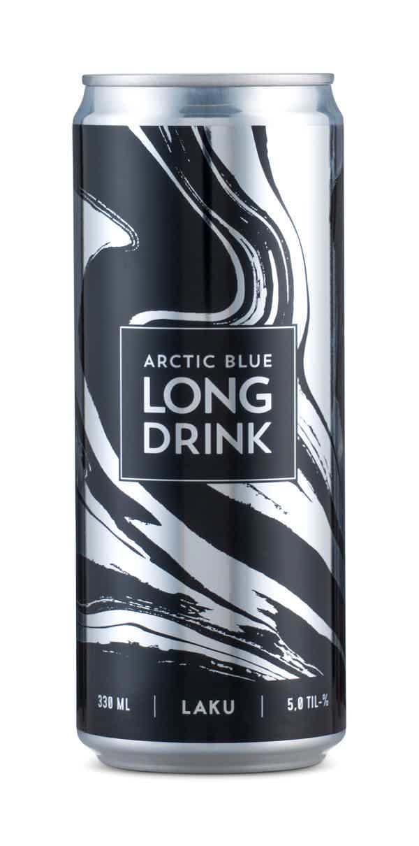 Arctic Blue Long Drink Laku 5% 330ml (24 cans): Arctic Blue Long Drink Laku 5% 330ml