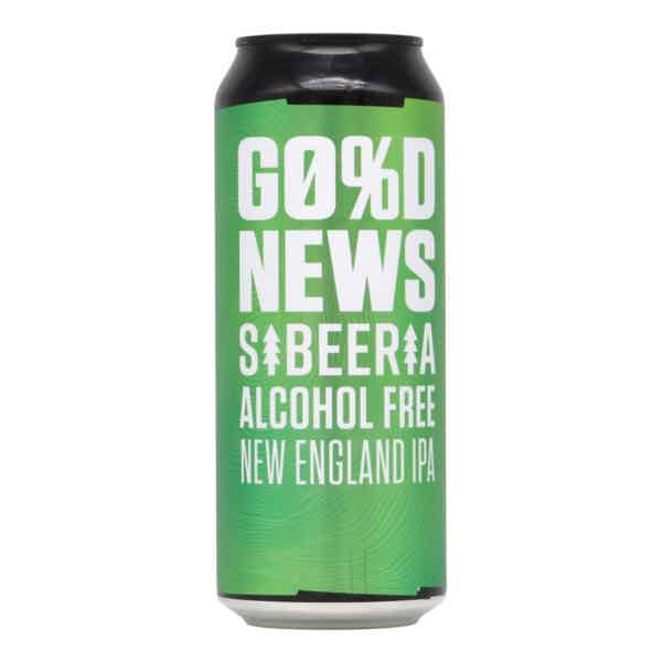 Sibeeria Good News: New England IPA Non-Alcoholic NEIPA 0,5l 0.5% 0.5L, Beer
