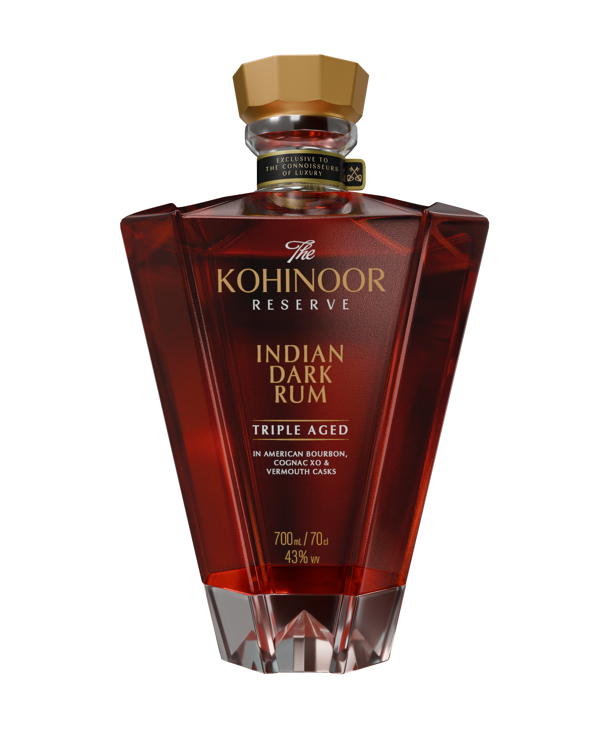 Kohinoor Indian Dark Rum 700ML 43.0% 0.7L, Spirits