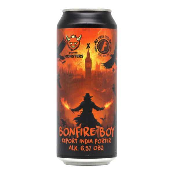 Browar Monsters Bonfire Boy Export India Porter 0,5l 6.5% 0.5L, Beer