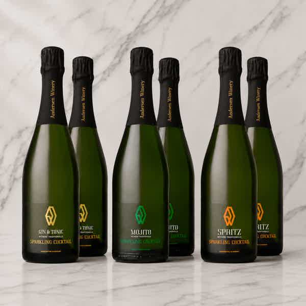 6 Sparkling Cocktails: Spritz, Sparkling Mojito, Sparkling Gin & Tonic ØKO (211002)