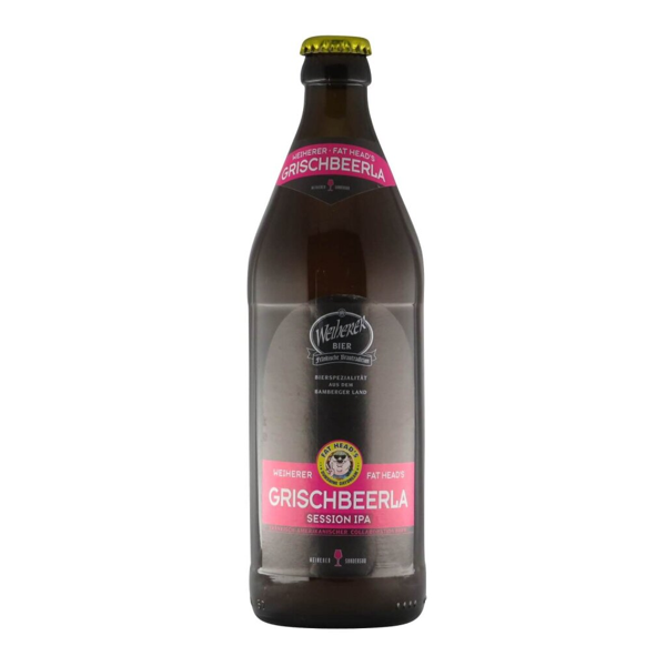 Weiherer/Fat Head's Grischbeerla Session IPA 0,5l 4.5% 0.5L, Beer